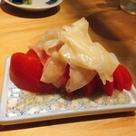 食堂 西のうめぼし - がり塩トマト