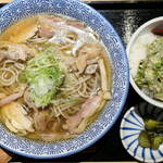 Yamagata Soba To Binchoutan Aburishuka Ebisu Tei - 冷たい肉そば830円