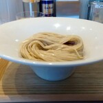 宍道湖しじみ中華蕎麦 琥珀 - 宍道湖しじみつけ蕎麦(醬油) 1,500円、味玉 150円 ♪