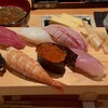 睦月処　穂寿美 - 赤シャリ寿司盛り合わせ