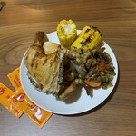 Nando's - 料理写真:1/2 Chicken+2 Reg Sides