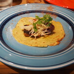 Tacos y Tequila Mole - 鰻とバナナのタコス