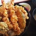 食事処しょじょじ - 上天丼(税込1,100円)