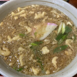 富士 - はいからうどんを追加注文しました
      かまぼこ、ネギ、天かすが入っていました