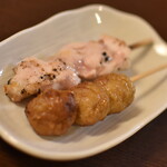 杉本 - 鳥定食（１，３００円）の『やきとり』２０２１年８月