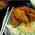 大衆食堂 たつみ屋 - 牡蠣フライ定食
