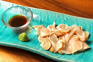 Hakoniwa - 地鶏の湯引きポン酢