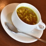 チンタジャワカフェ - ランチ共通のスープ２０２１年８月
