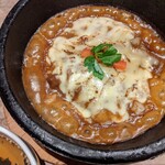 Ariran bettei - チーズカレー石焼き（スープ付き）