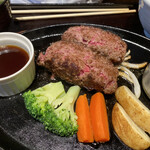 Tsubaki Guriru - ランチ　つばきバーグ200g　１２８０円（税抜）