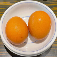 日本料理 湯河原 華暦 - 「朝霧高原」の卵を使った温泉卵