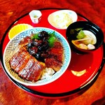 Sumiyaki Unafuji - 肝入りうな丼(並)
