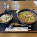 讃岐うどん 瀬戸内 - 今日は鴨南蛮とライス