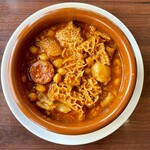 Kajos - Stewed beef tripe and chickpeas