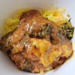 SPICY CURRY 魯珈 - ゴーヤと手羽元の滋養強壮赤カレー