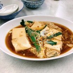 ゆたか食堂 - ニラと豆腐の玉子閉じ