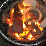 河の家 - オガ備長で炭火焼き