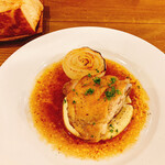 ビストロ カフェ デリ ポキナ369 - 選べるお肉料理：大山鶏のコンフィ