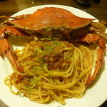 シロクマ食堂 - ワタリガニのスパゲッティ