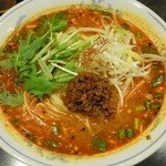 香氣 四川麺条 - 紅担々麺(細麺)のクローズアップ