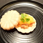 銀座 大石 - フォアグラもなか