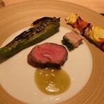 銀座 大石 - 仔羊岩塩包み焼き