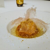 ソンブルイユ TOKYO - デセール　無花果のババ　フロマージュブラン　ヴェルジョワーズ　黒ビール