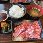 Yakiniku Kyuuji - ロース定食