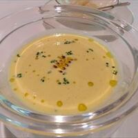 レストラン カスケード - トウモロコシの冷製スープ