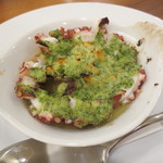 キッチン ノム - タコのガーリック焼き