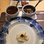 白山文雅 - セレクト2色カレー￥1,500
            ・ハヤシライス
            ・ビーフカレー(辛口)