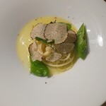 メルモーゾ ダ ドロカワ - 万願寺とうがらし、白なす、サマートリュフ