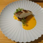 メルモーゾダ ドロカワ - 真鯛(パプリカソース)グリルトマト