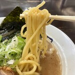 仙台っ子ラーメン - 麺のアップ