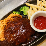 やよい軒 - デミハンバーグ定食