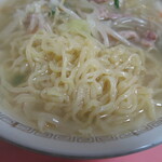赤のれん - 湯麺の麺