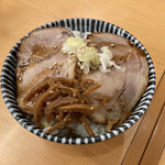 ラーメン かわべ - ミニチャーシュー丼（300円）税込【令和3年08月12日撮影】