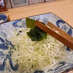 Tonkatsu Washoku Musashi Souhonten - 定食につくキャベツ