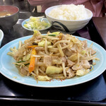 Ramen Hokkai - 肉野菜炒め定食