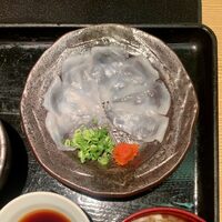 とらふぐ亭 池袋東口店 - てっさ御膳 ¥1,380 の泳ぎてっさ
