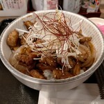 串焼黒松屋 - 牛カルビ丼500円
