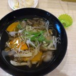 回転寿し トリトン - きのこ汁です。