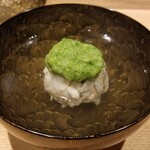 料理屋 植むら - 渡り蟹の真薯、おくら