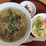 Keizan - 鶏肉細切り塩あんかけ麺