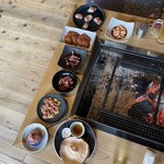 ろばたやき山ろく - ずらり