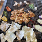 ろばたやき山ろく - 皮焼き