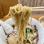 らぁめん 倉井 - 肉増し煮干醤油らぁめん麺