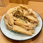 らぁめん 倉井 - メンマ皿(穂先メンマ)