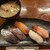 japanese restaurant 旬菜 籐や - 料理写真:お寿司とお味噌汁と、焼酎セットで二人で５０００円です•*¨*•.¸¸♬︎