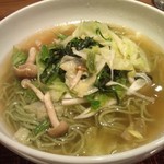 デニーズ 梅島店 - 翡翠麺。不味い！